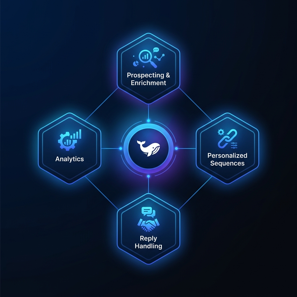4 components of AI sales automation system
