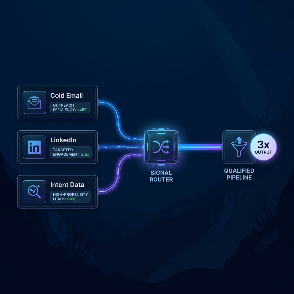 Multichannel B2B lead generation strategy comparison