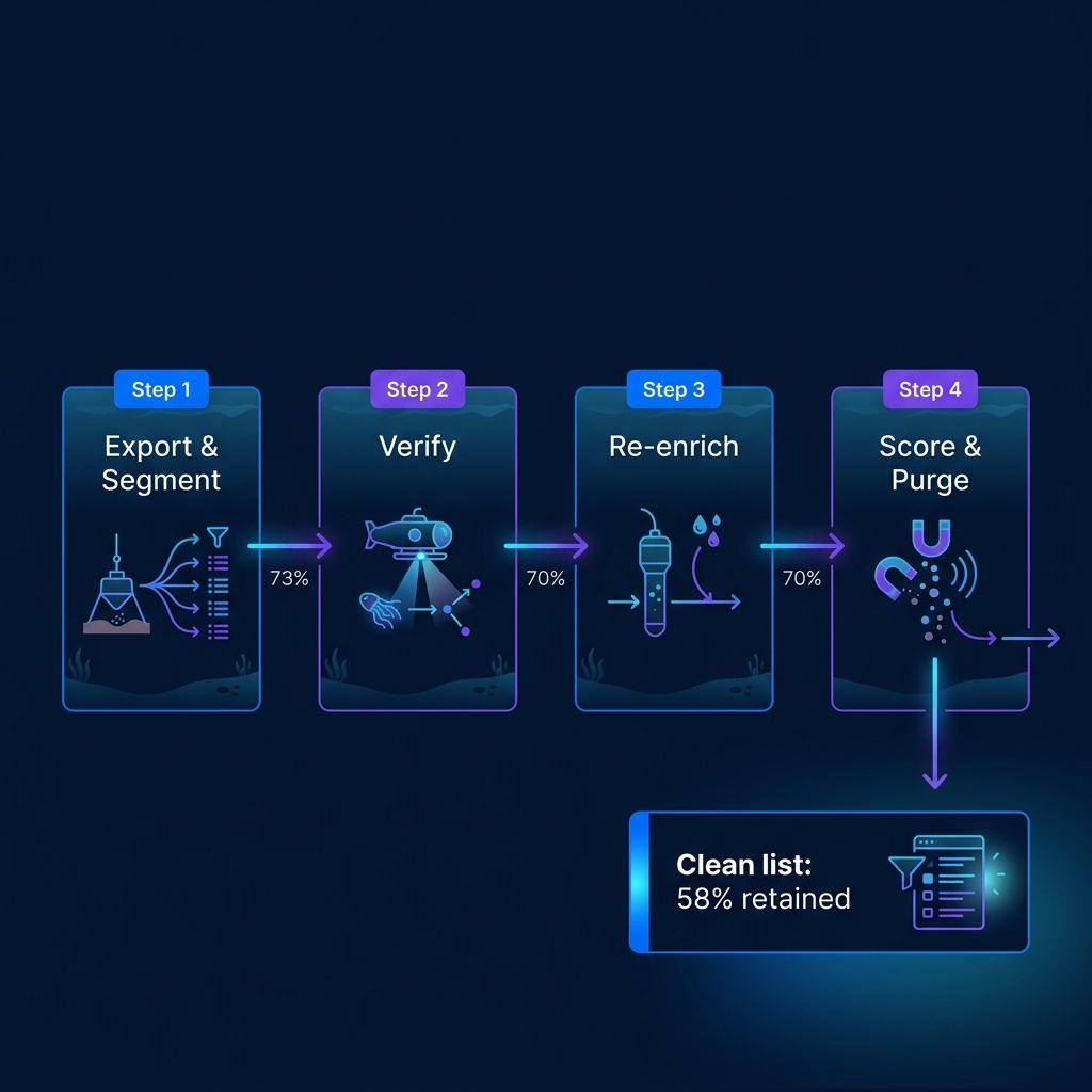B2B lead database audit step-by-step process